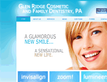 Tablet Screenshot of glenridgedentist.com